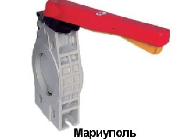 Фото: Кран-бабочка Praher S4 PVC DN125 d140 PN10 122001