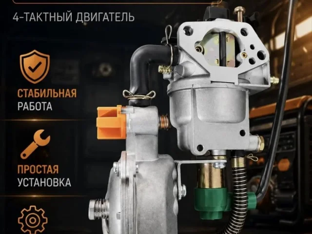 Фото: Продам новые карбюраторы газ/ бензин для генераторов 5-8 кВт