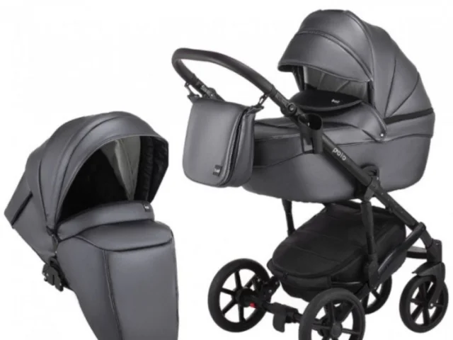 Фото: Продам б/у коляску 2в1 Polo bair, экокожа. Глубокая люлька, хорошие колёса, отличная амортизация. Есть небольшие дефекты