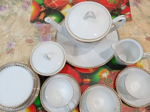 Фото: Продам чайный сервиз из тончайшего фарфора,прозводства Чехословакия,в отличном состоянии.Цена 3т.р