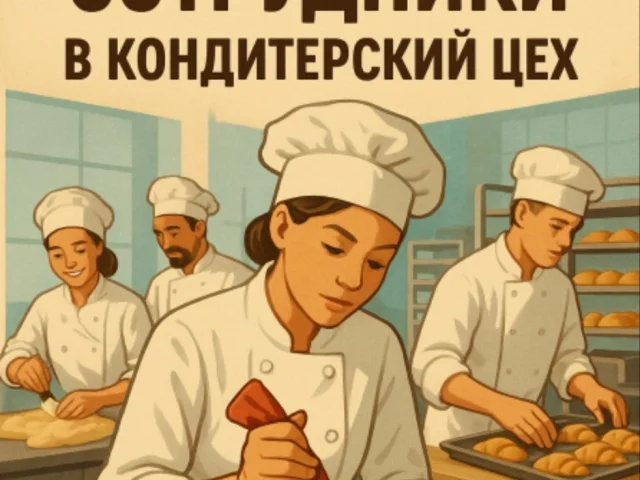 Фото: 📢📢📢 Требуются сотрудники в кондитерский цех