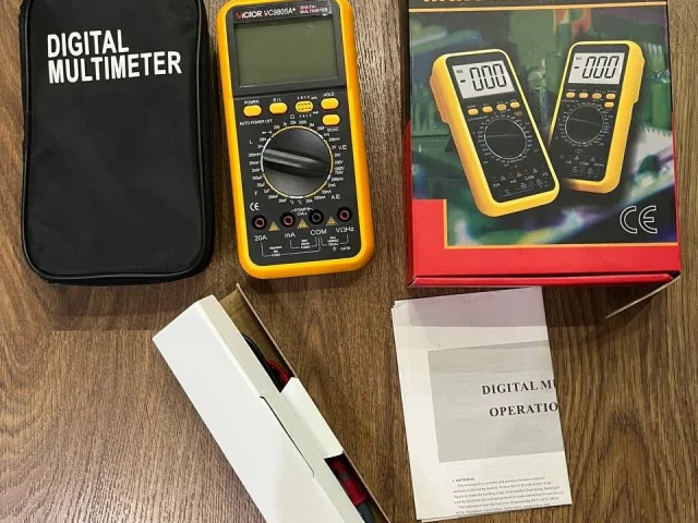 Фото: Продам цифровой мультиметр VICTOR VC9805A+