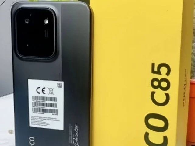 Фото: Продам телефон POCO C85 оперативная память 6/128. Телефон во владении 3 дня причина продажи подарили другой