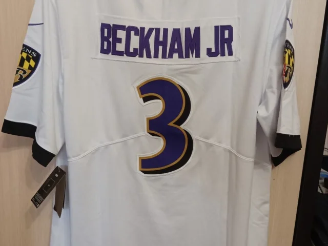 Фото: Футболка джерси NFL Baltimore Ravens - #3 Beckham Jr. Размер от производителя M (по факту 52-54, на рост от 180см)