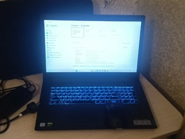 Фото: Продам ноутбук lenovo ideapad l340-17irh gaming территориально Стаханов. Цена 50 к. Тел. ±