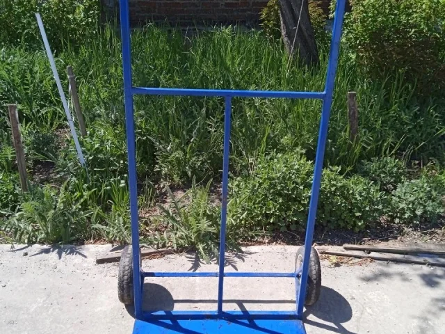 Фото: 📦 Продам грузовую большую тележку типа «Кравчучка» (усиленная, ручной работы для перевозки холодильников, стир. Маши и т
