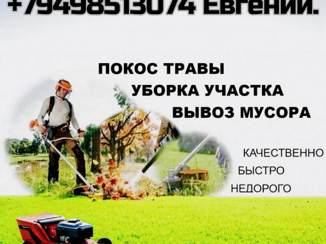 Фото: Покос травы, земельные работы