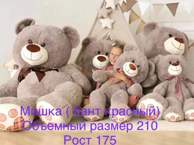 Фото: Новый мишка 210 см