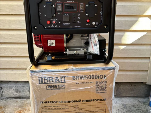 Фото: 🔥 BRAIT BRW5000IOE — ИНВЕРТОРНЫЙ ГЕНЕРАТОР