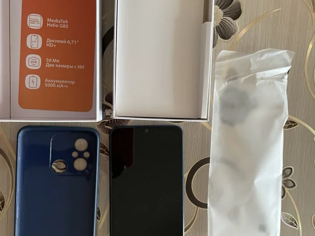 Фото: Продам телефон Redmi 12С с чехлом. Телефон в отличном состоянии, пользовались всего 2 месяца, Донецк