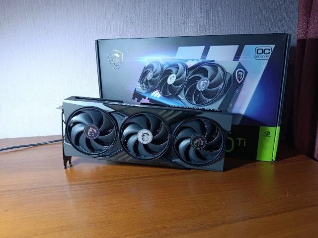 Фото: Видеокарта MSI RTX 5060 TI GAMING TRIO 16GB