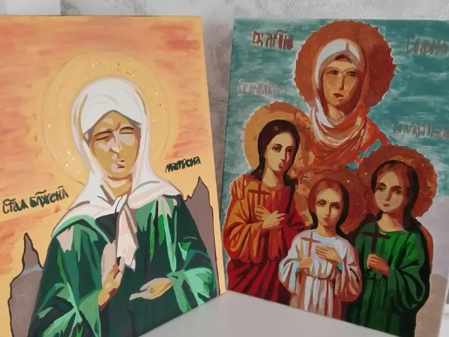 Фото: Продам картины ,масляные краски. Размер 40*50 см. Холст на подрамнике.Забрать все.Цена за все 3000 рублей .Пишите в Теле