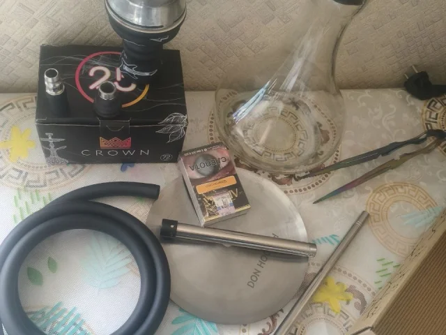 Фото: Продам кальян 💨🚬,полный комплект. пользовались три раза, в идеальном состоянии, в 🎁подарок отдам угли и один табак. Пиши