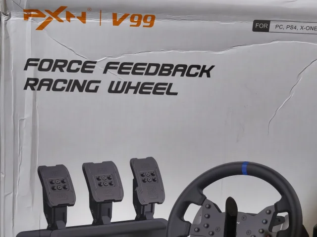 Фото: Продам руль PXN V99 Force Feedback + 3 педали