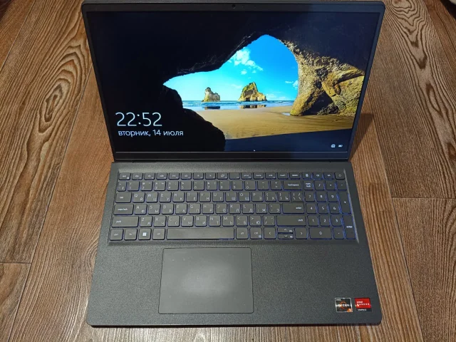 Фото: Продам ноутбук DELL VOSTRO. 15.6" Full HD 1920x1080, Ryzen 5 3450U, RAM 8 ГБ DDR4, SSD -240 ГБ, Radeon Vega 8-2Gb, подсв