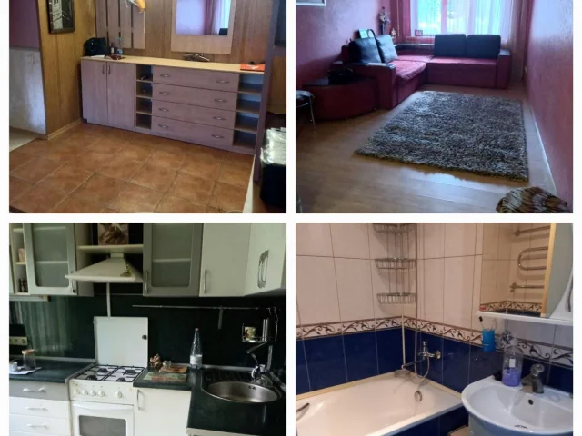 Фото: Продам трехкомнатную квартиру в Кировском районе, Широкий, ул. Шутова. Квартира на 1 этаже 9 этажного дома , цоколь высо