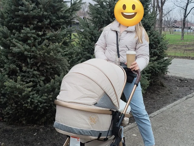 Фото: Продаю коляску 3 в 1 Bibikids V9 с комплектацией из муфт для рук, москитной сетки, теплого конверта, сумки для мамы, мат