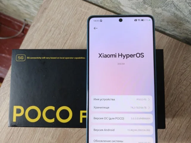 Фото: Продам POCO F5 (12/256). Телефон в идеальном состоянии, без царапин и трещин, использовался бережно. Лагов и зависаний н