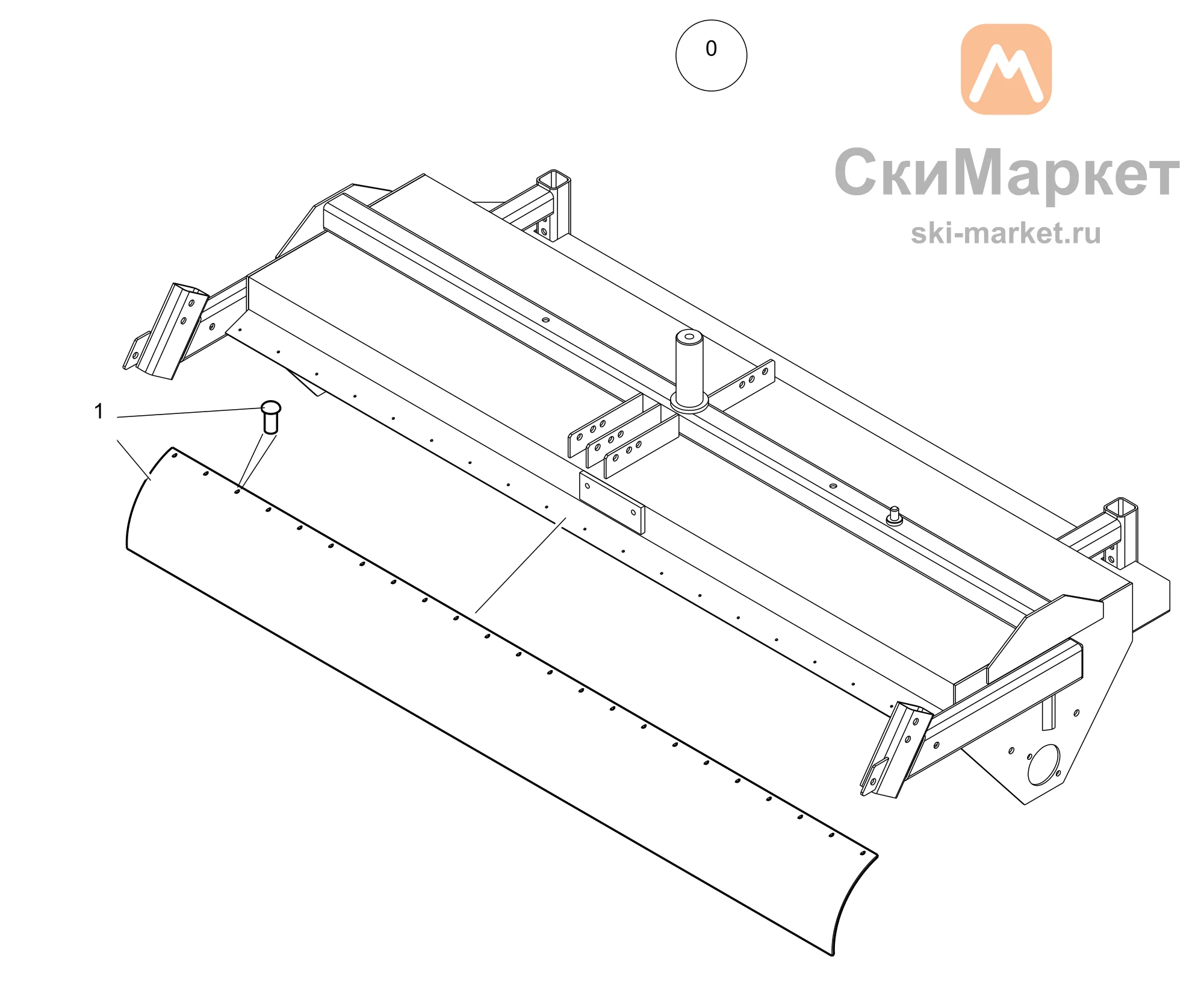 Комплект брызговика