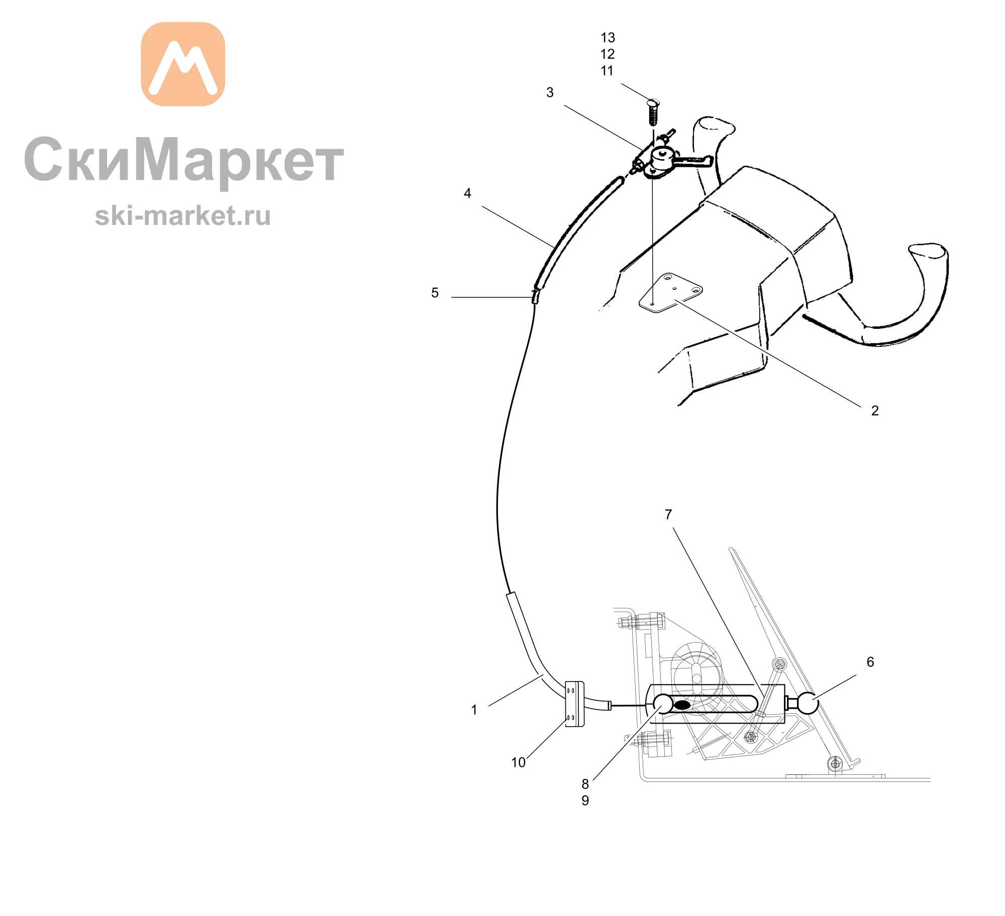 Стопор штифта