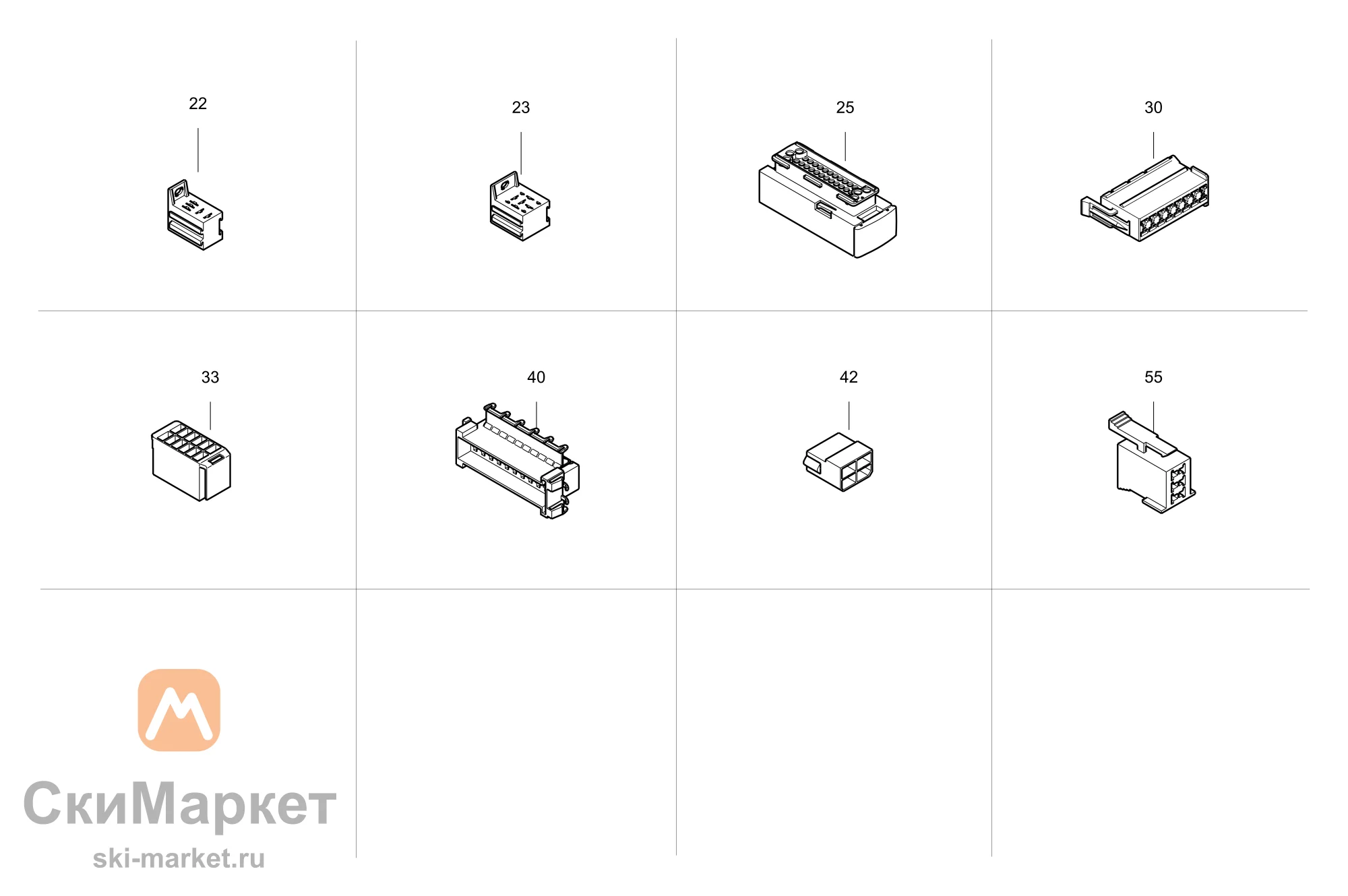 Корпус гнездового разъёма