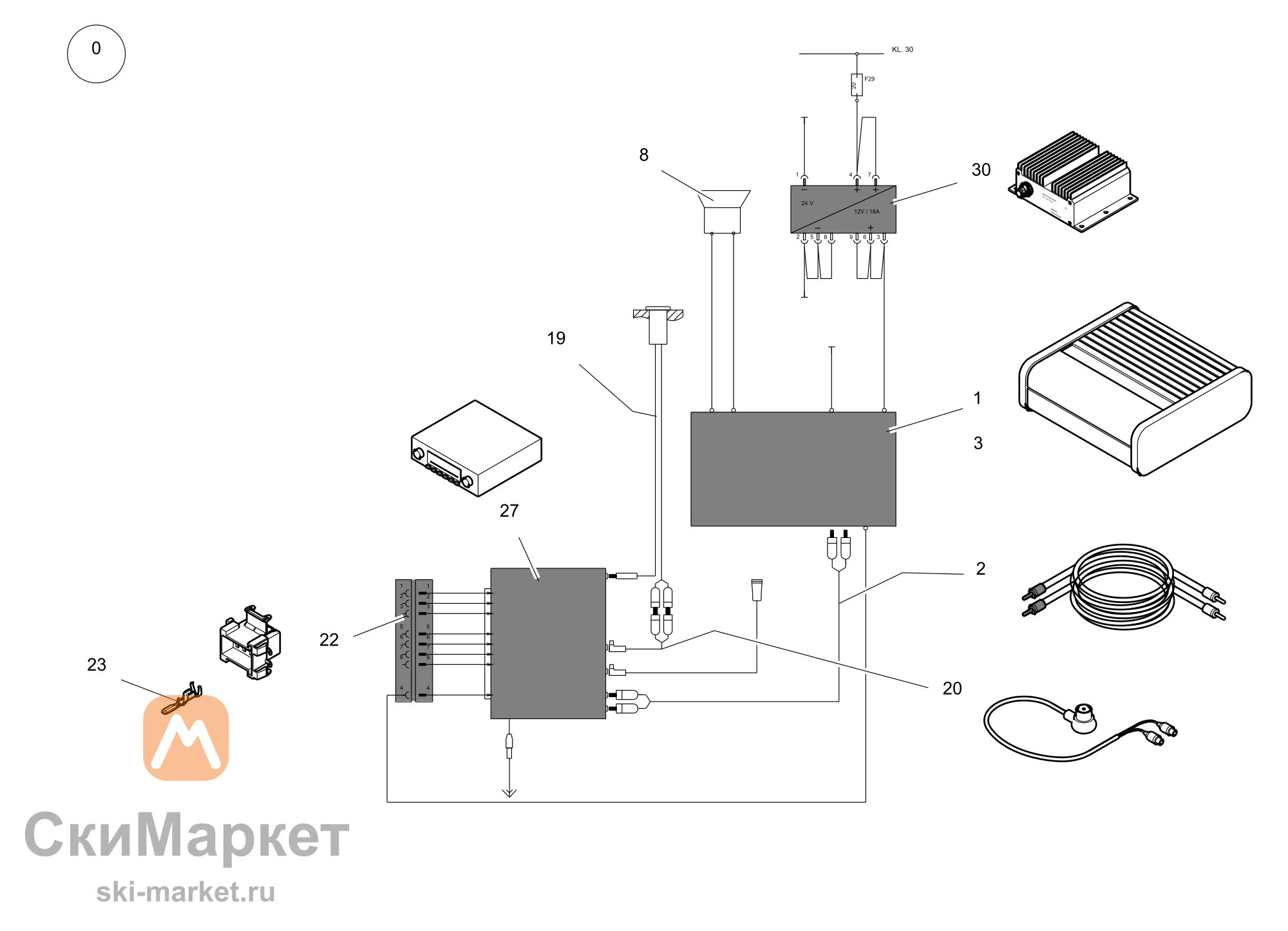 Входной кабель USB/AUX