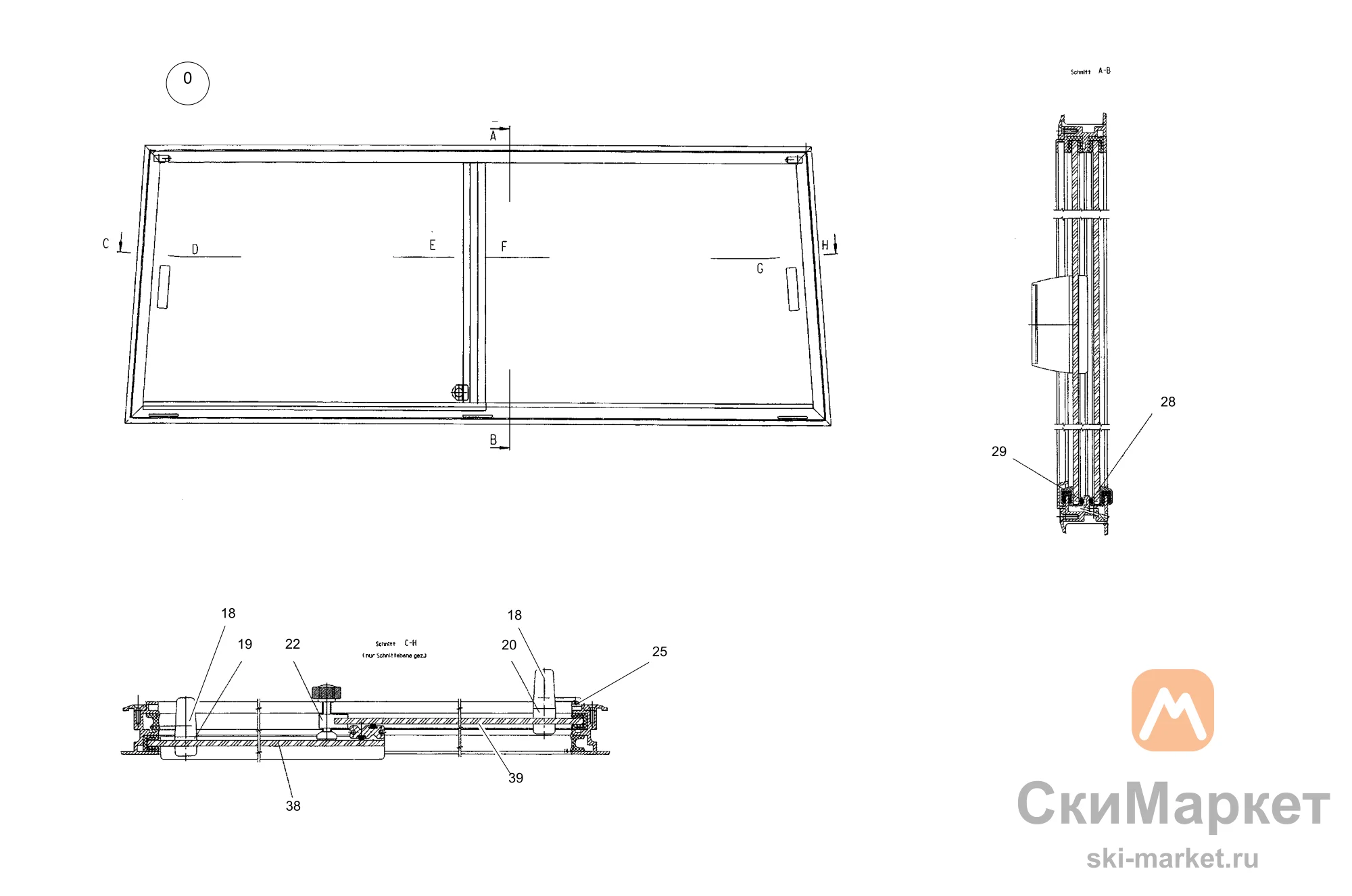 Раздвижное стекло