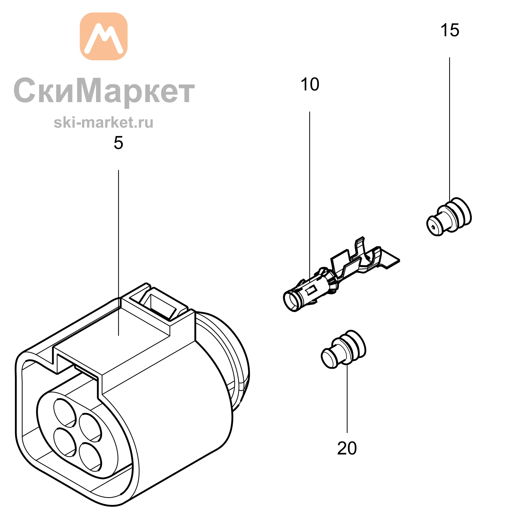 Корпус разъёма