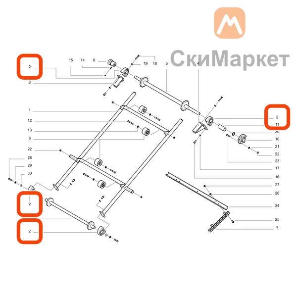 Фланцевый подшипник