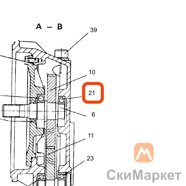 Радиальный шарикоподшипник