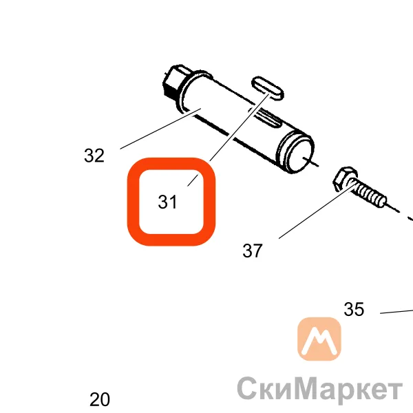 Призматическая шпонка
