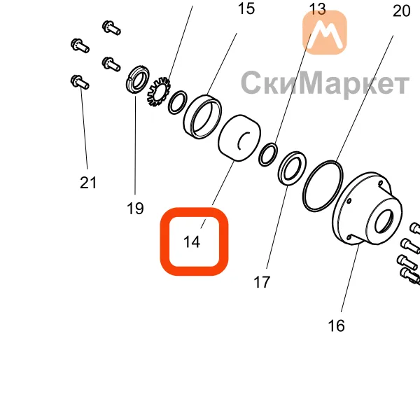 Самоустанавливающийся шарикоподшипник