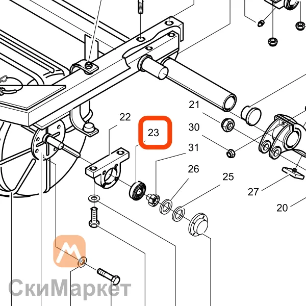 Самоустанавливающийся шарикоподшипник