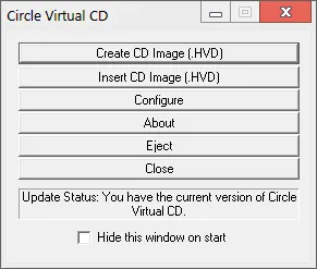 Скриншот №1 к программе Circle Virtual CD