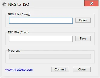 Скриншот №1 к программе NRG to ISO