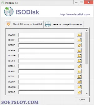 Скриншот №1 к программе ISODisk
