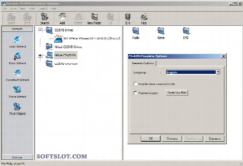 Скриншот №1 к программе Paragon CD-ROM Emulator