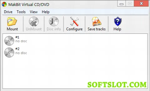 Скриншот №1 к программе MakBit Virtual CD / DVD