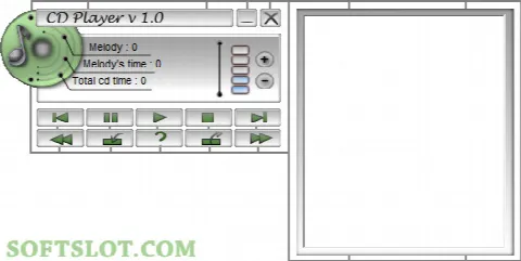 Скриншот №1 к программе CD Player