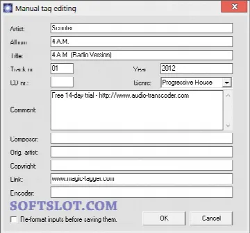 Скриншот №2 к программе Magic MP3 Tagger