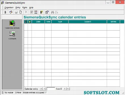 Скриншот №1 к программе QuickSync Software for Siemens