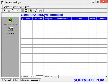 Скриншот №2 к программе QuickSync Software for Siemens