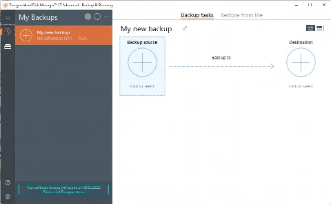 Скриншот №2 к программе Paragon Hard Disk Manager Professional