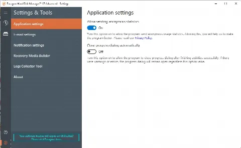 Скриншот №3 к программе Paragon Hard Disk Manager Professional