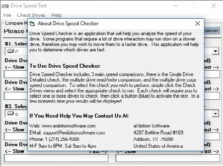 Скриншот №3 к программе Drive Speed Checker