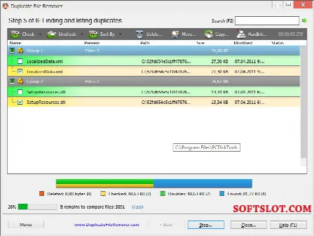 Скриншот №2 к программе Duplicate File Remover