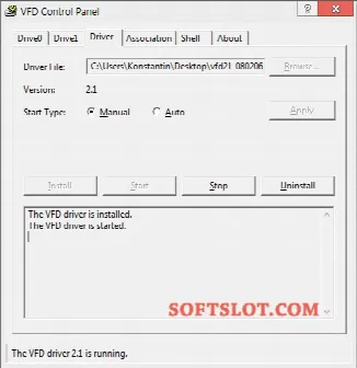 Скриншот №1 к программе Virtual Floppy Drive