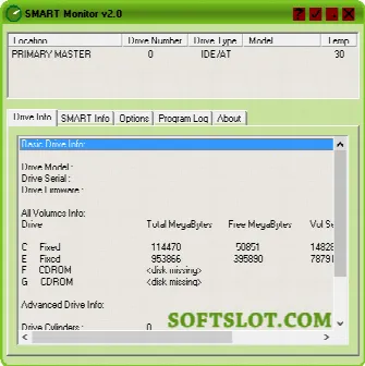 Скриншот №1 к программе SMART Monitor