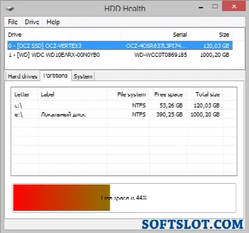 Скриншот №2 к программе HDD Health