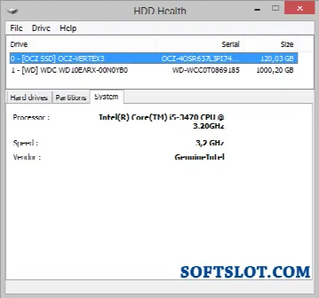 Скриншот №3 к программе HDD Health